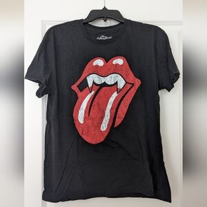 Rolling Stones Halloween Vampire Lips Graphic Tee